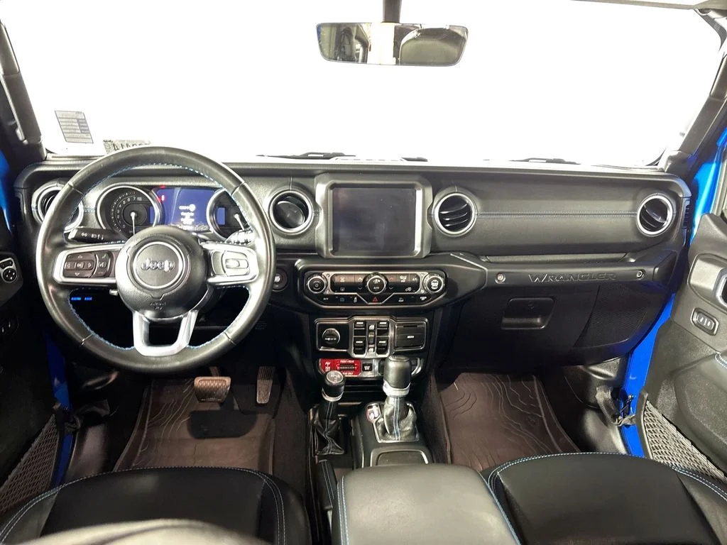 Used 2022 Blue Jeep Unlimited Rubicon 4xe image 12