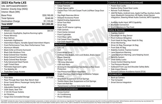 Used 2023 Gray Kia LXS image 36