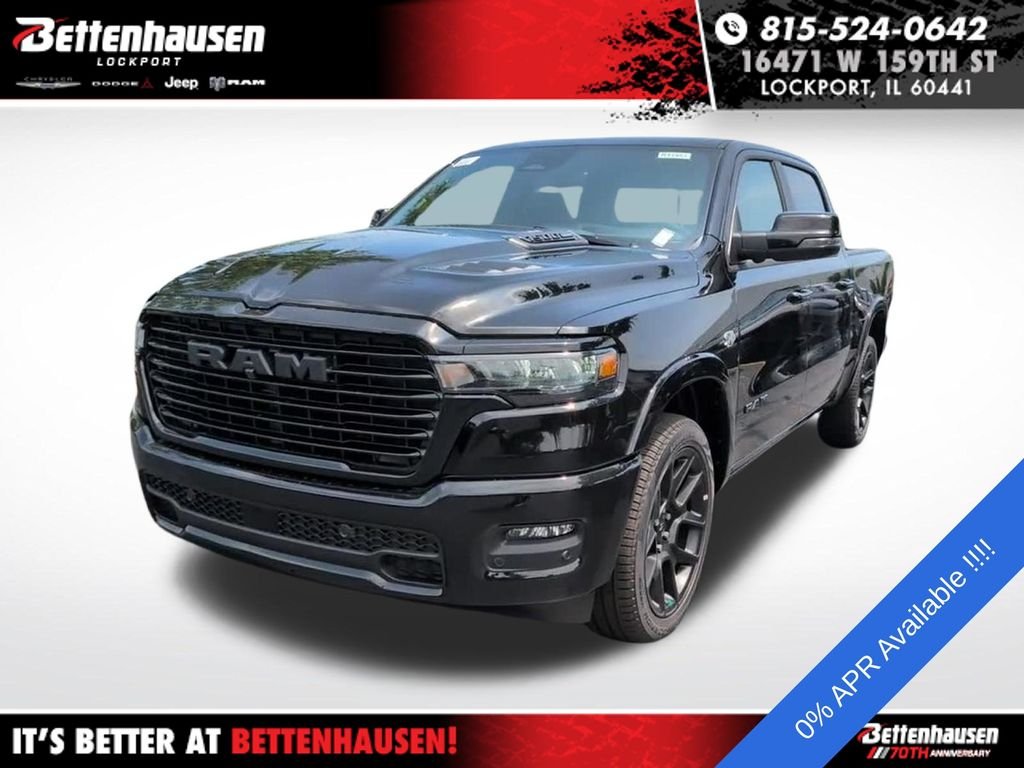 New 2026 Diamond Black Crystal Pearl-Coat Exterior Paint RAM Laramie image 12