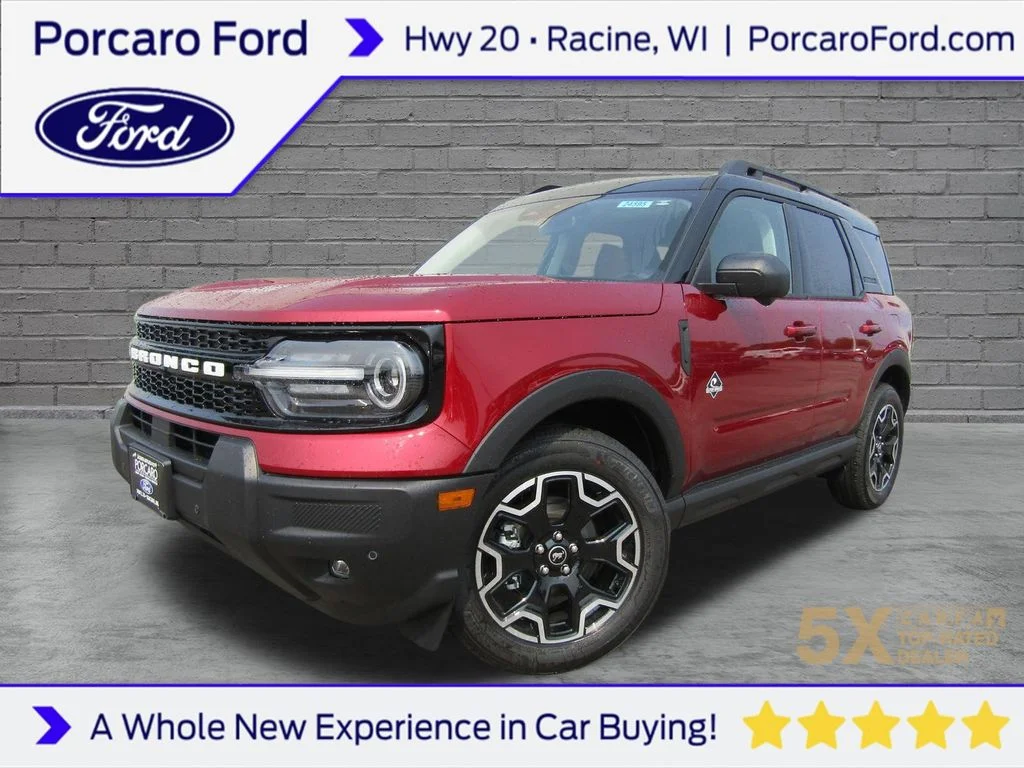 New 2026 Ruby Red Metallic Tinted Clearcoat Ford Outer Banks® image 1