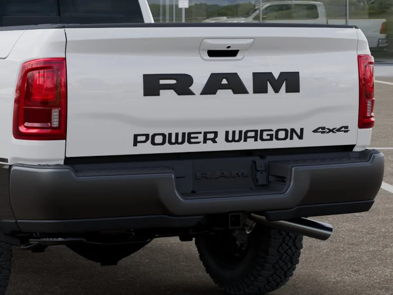 New 2026 Bright White Clear-Coat Exterior Paint RAM Power Wagon image 83