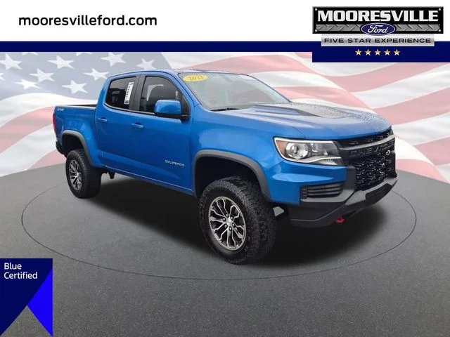 Certified Used 2022 Blue Chevrolet ZR2 image 1