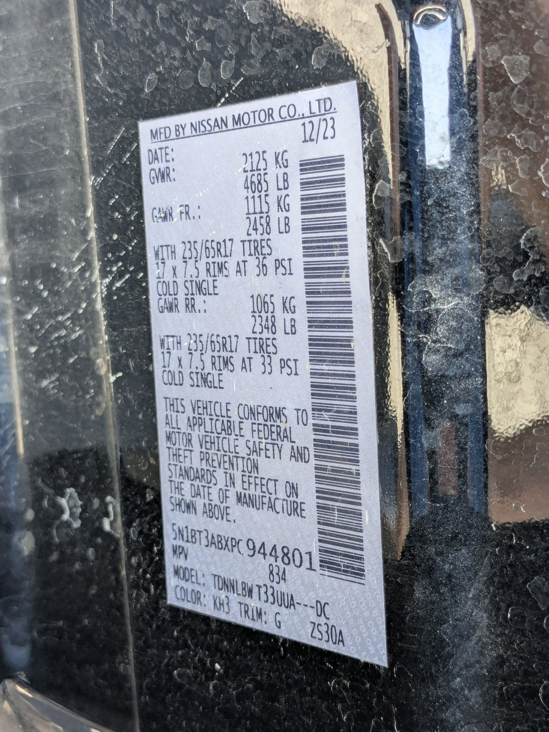 Used 2023 Super Black Nissan S image 35