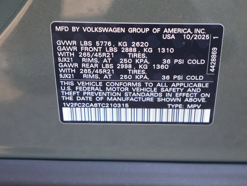 New 2026 Green Volkswagen 2.0T SEL Premium R-Line image 44