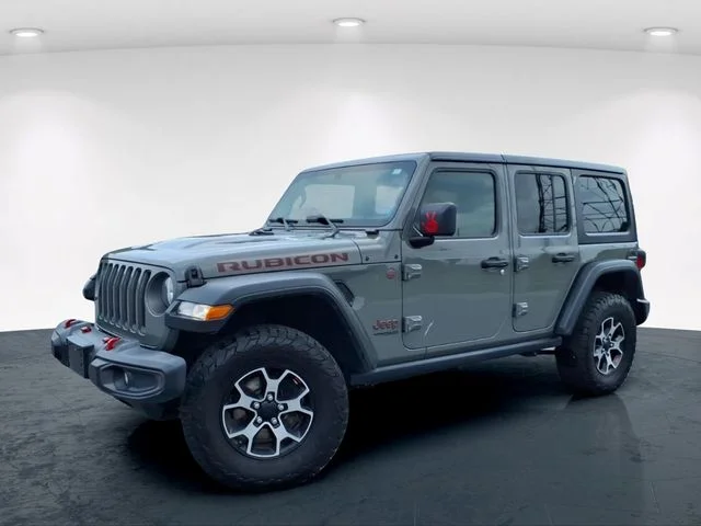 Used 2021 Gray Jeep Unlimited Rubicon image 2