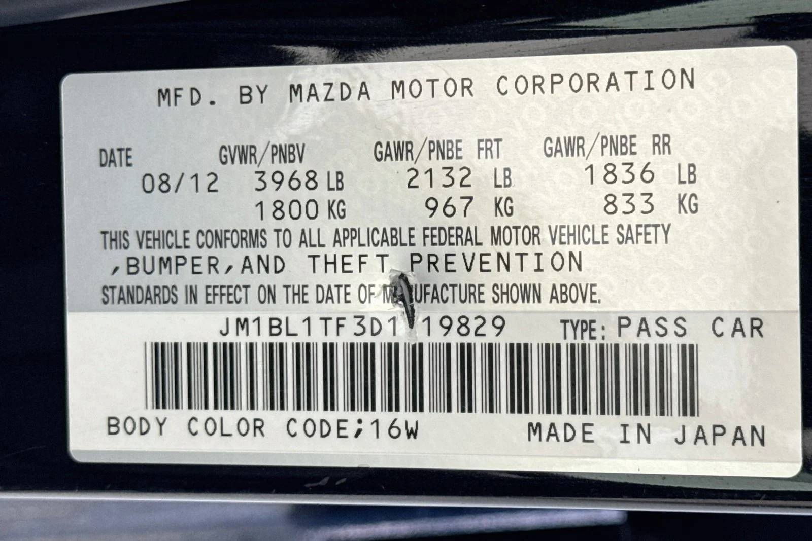 Used 2013 Black Mica Mazda i SV image 27