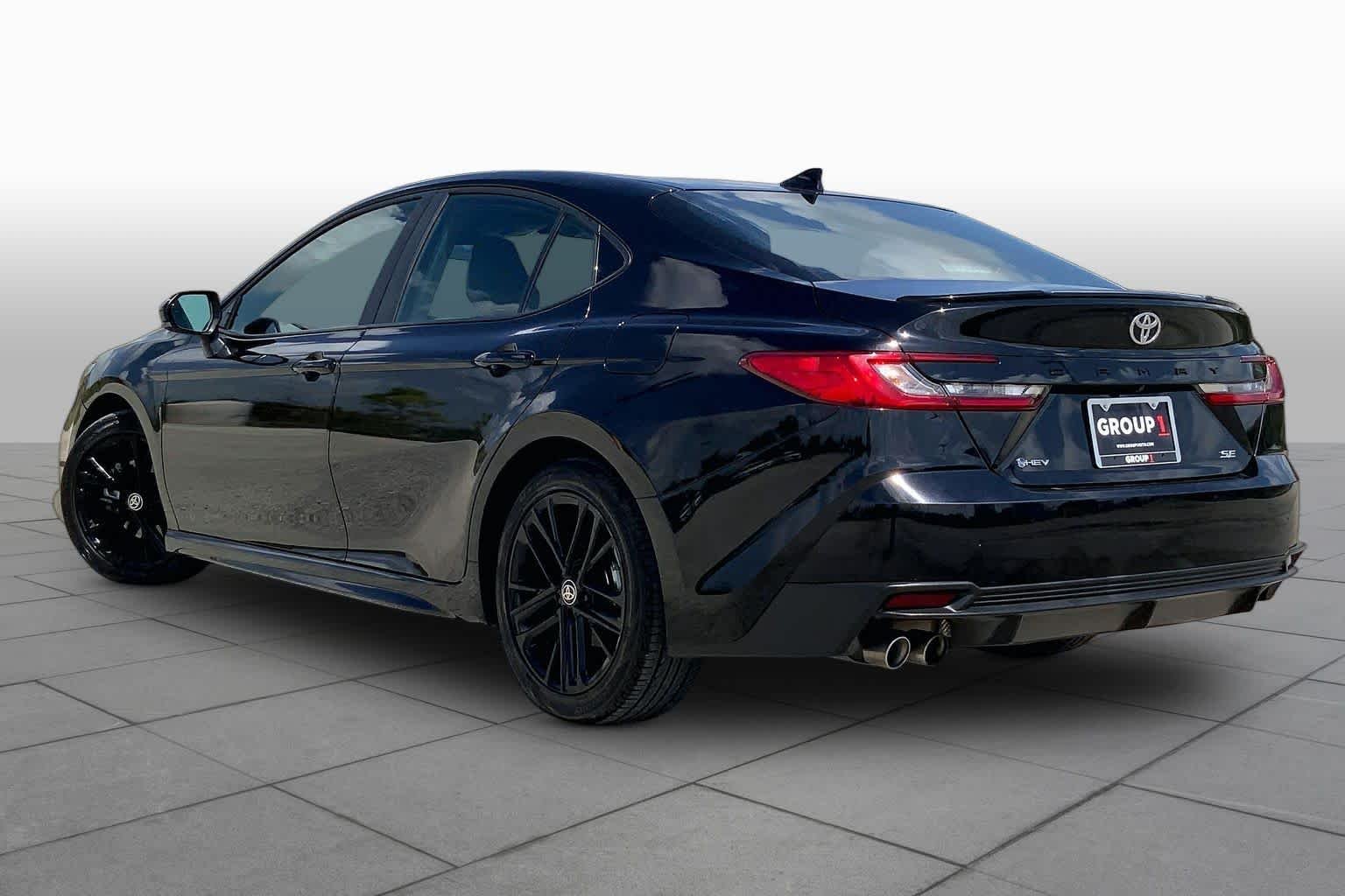 Used 2025 Midnight Black Metallic Toyota SE image 12