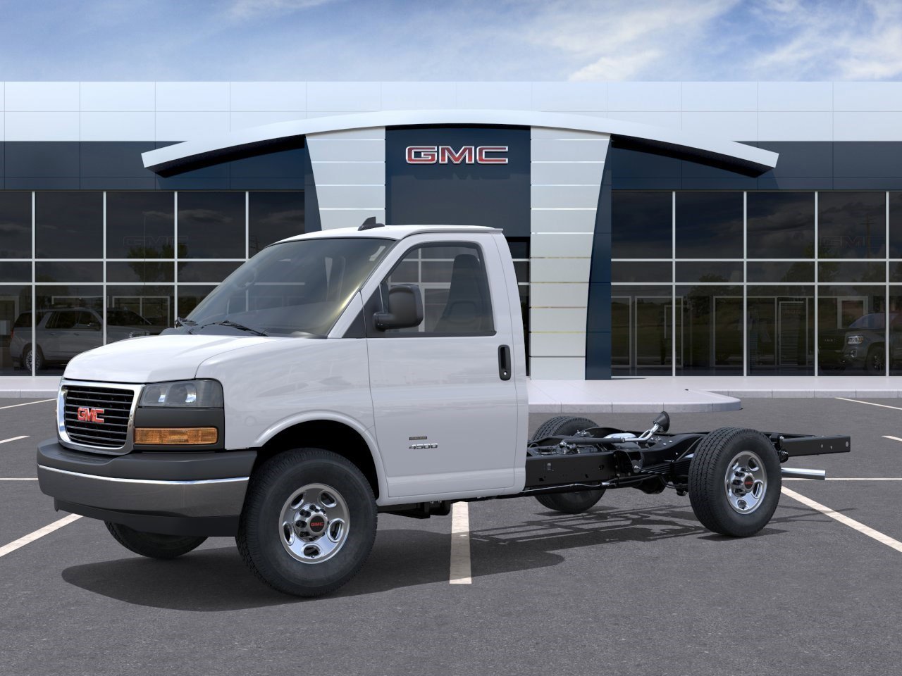 New 2025 Summit White GMC 1WT image 2
