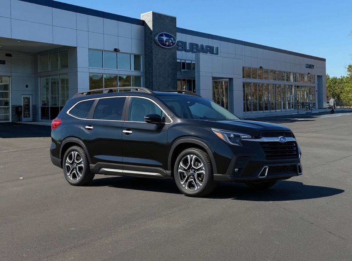 New 2026 CRYSTAL BLACK SILICA Subaru Touring 7-Passenger image 1
