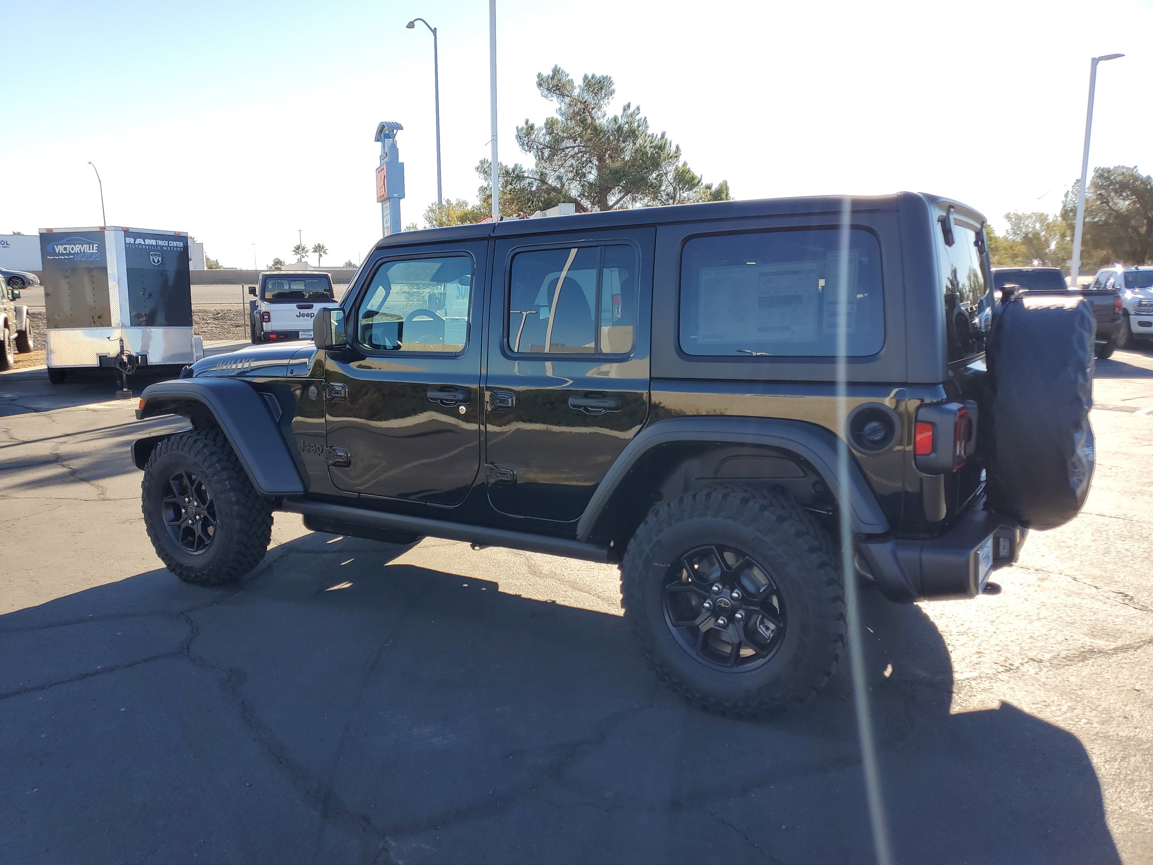 New 2026 Black Clear-Coat Exterior Paint Jeep Willys image 4