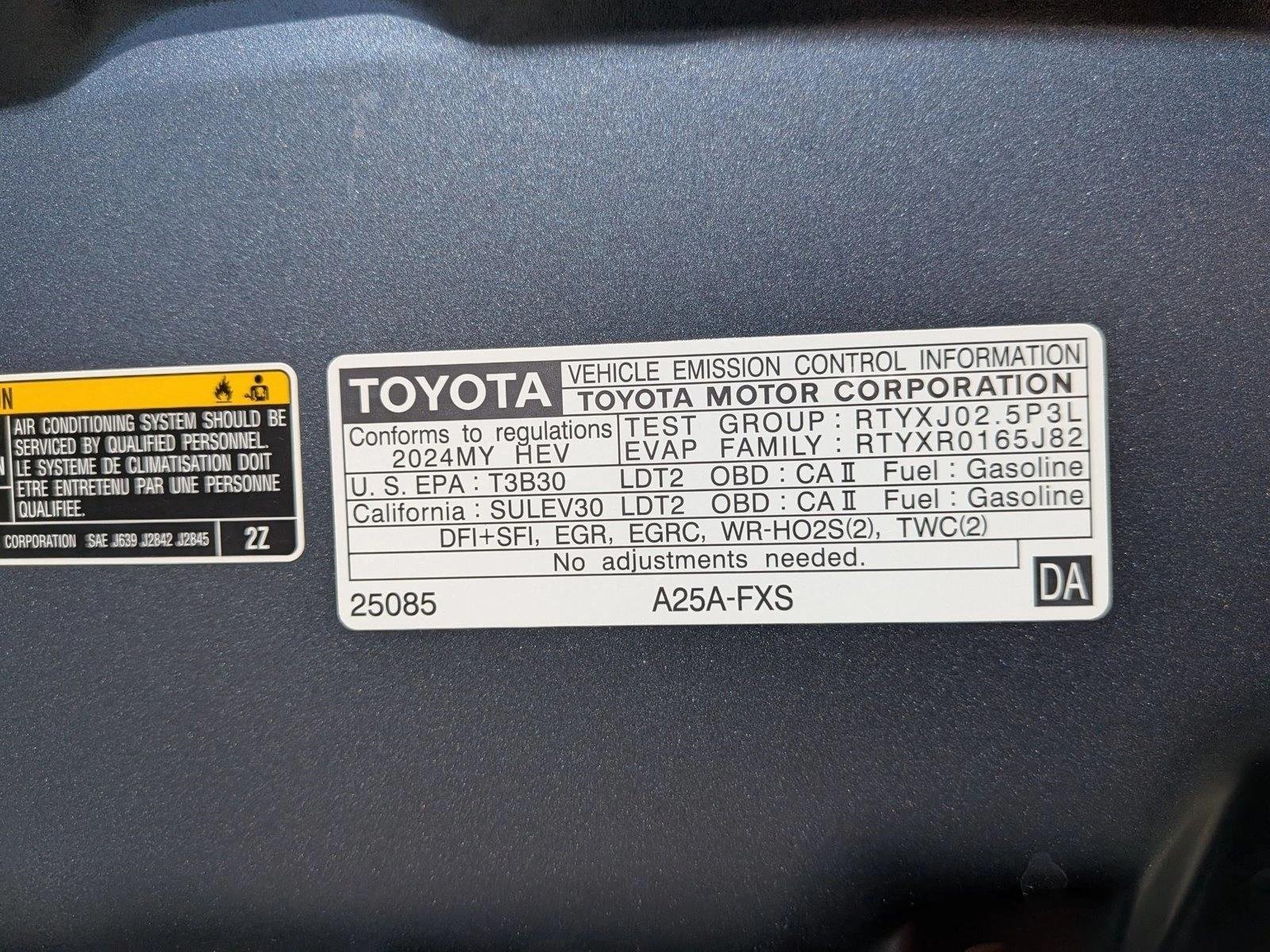 Used 2024 Coastal Gray Metallic Toyota XLE image 23