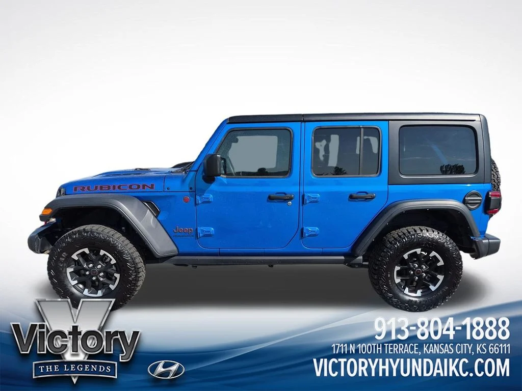 Used 2025 Blue Jeep Rubicon image 2