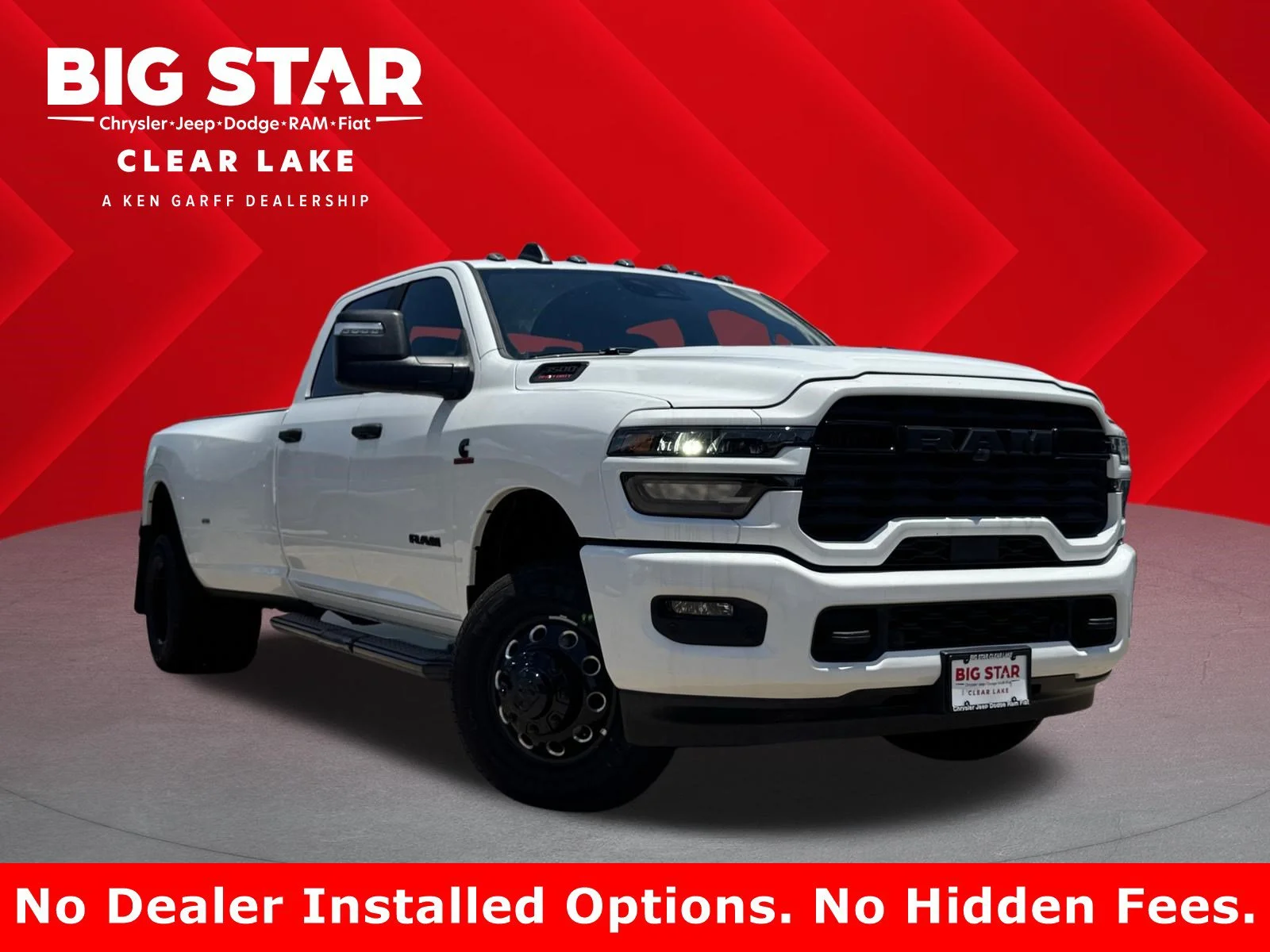 New 2026 Bright White Clearcoat Ram Lone Star image 1