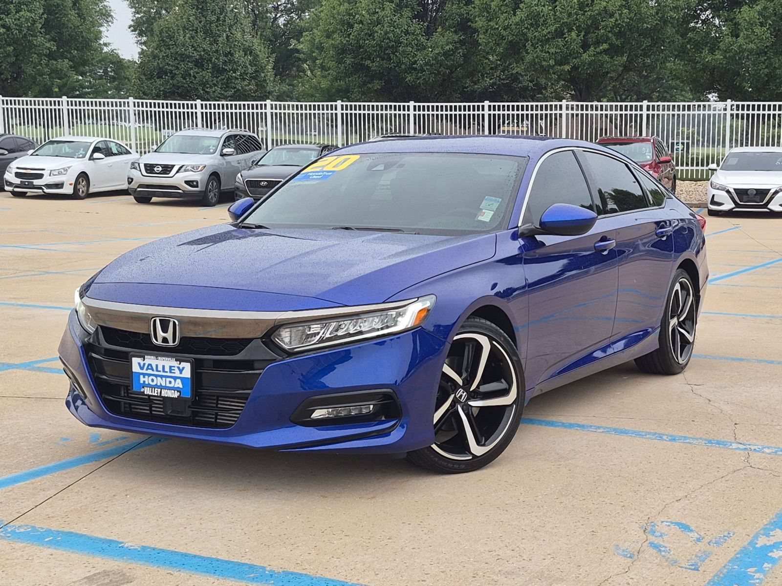 Certified Used 2020 Still Night Pearl Honda Sport 1.5T image 2