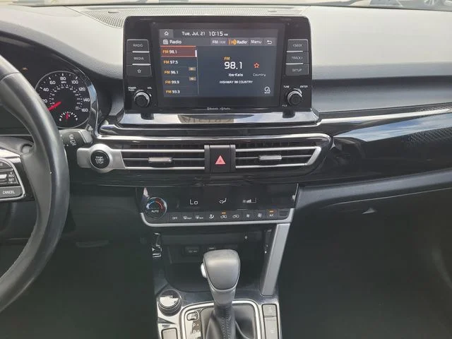 Used 2021 Blue Kia EX image 4