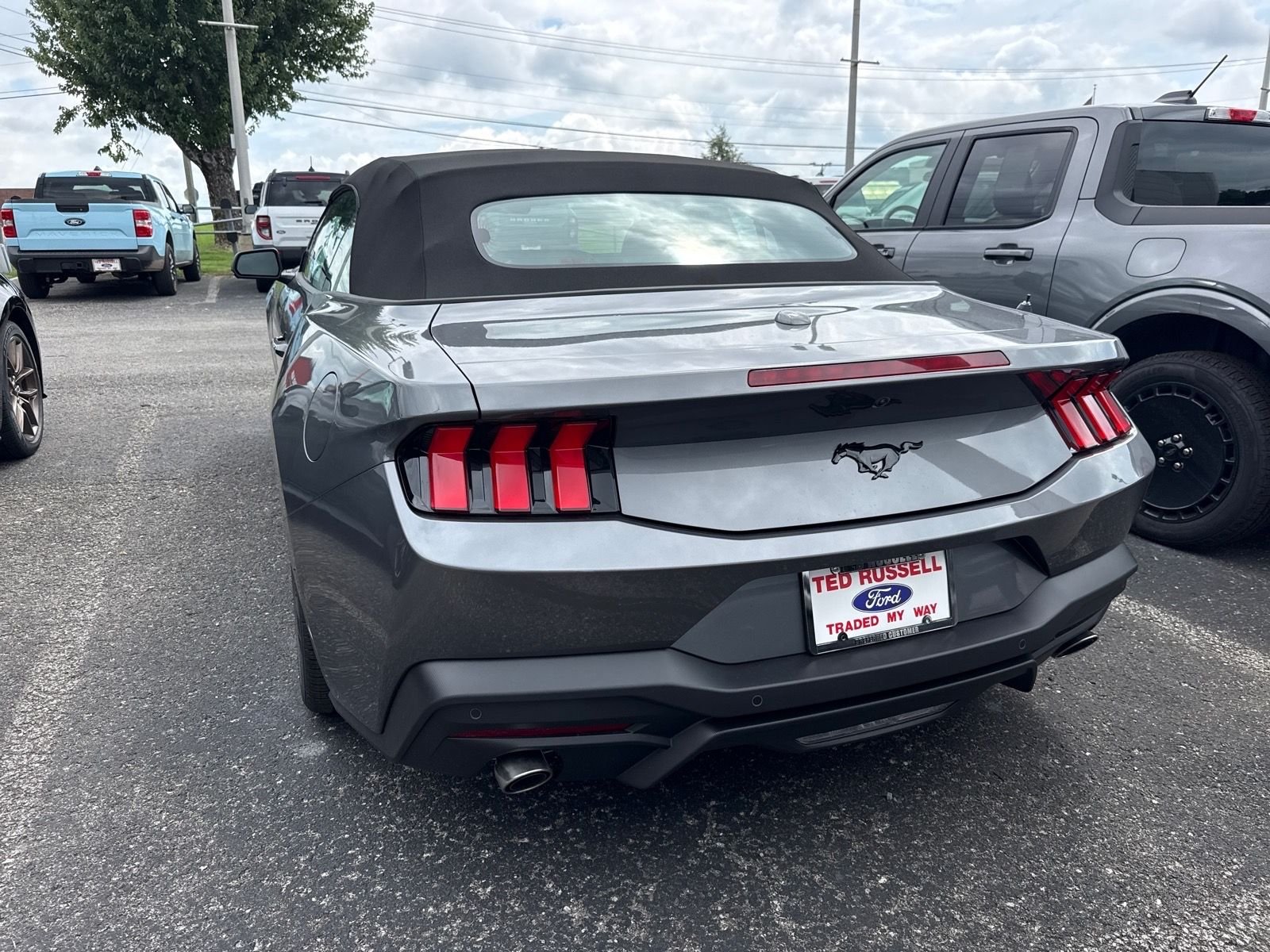 New 2026 Carbonized Gray Metallic Ford EcoBoost® Premium Convertible image 4