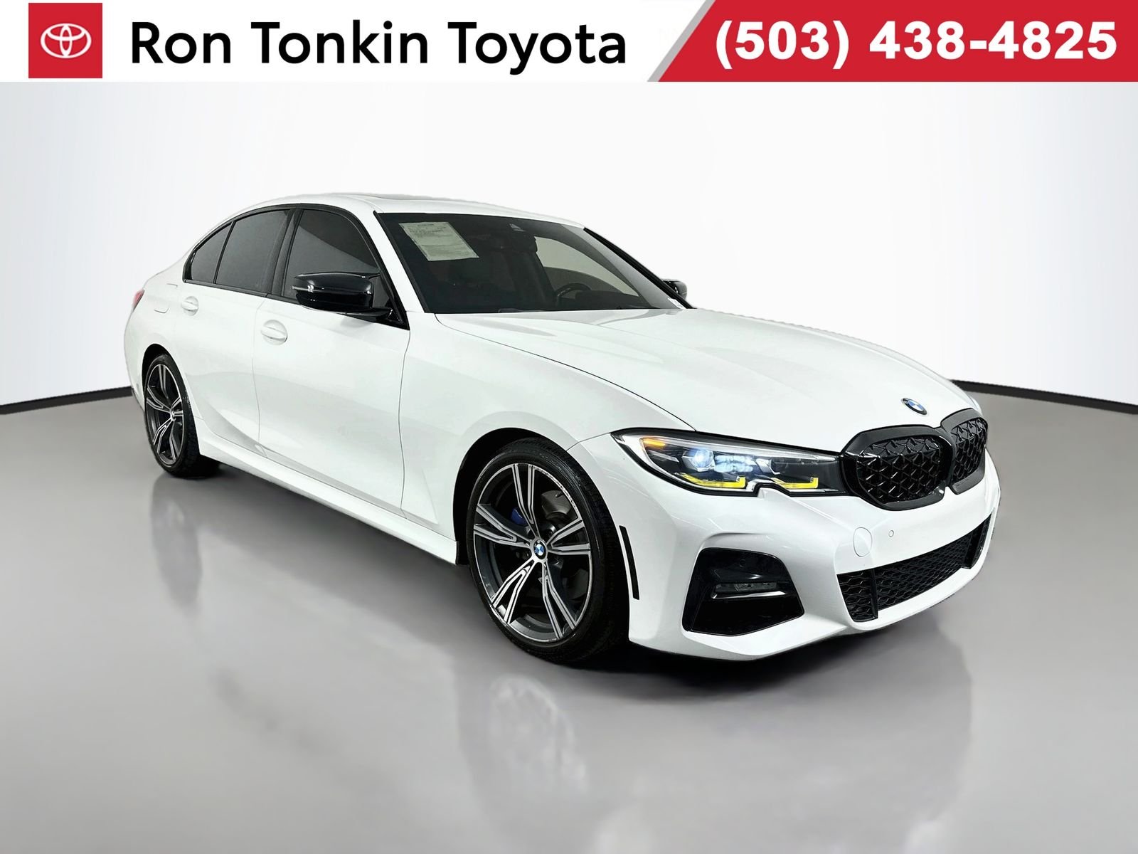 Used 2021 Alpine White BMW 330i image 1