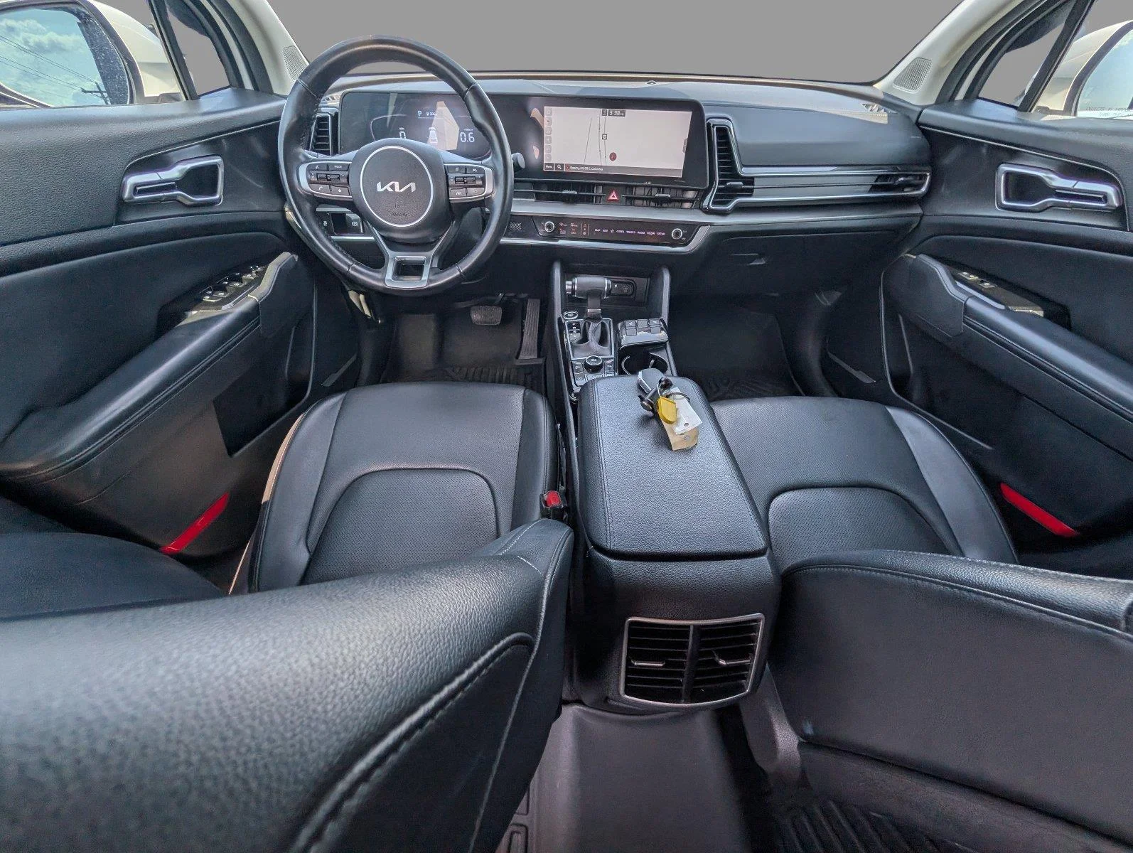 Used 2023 Glacial White Pearl Kia EX image 30