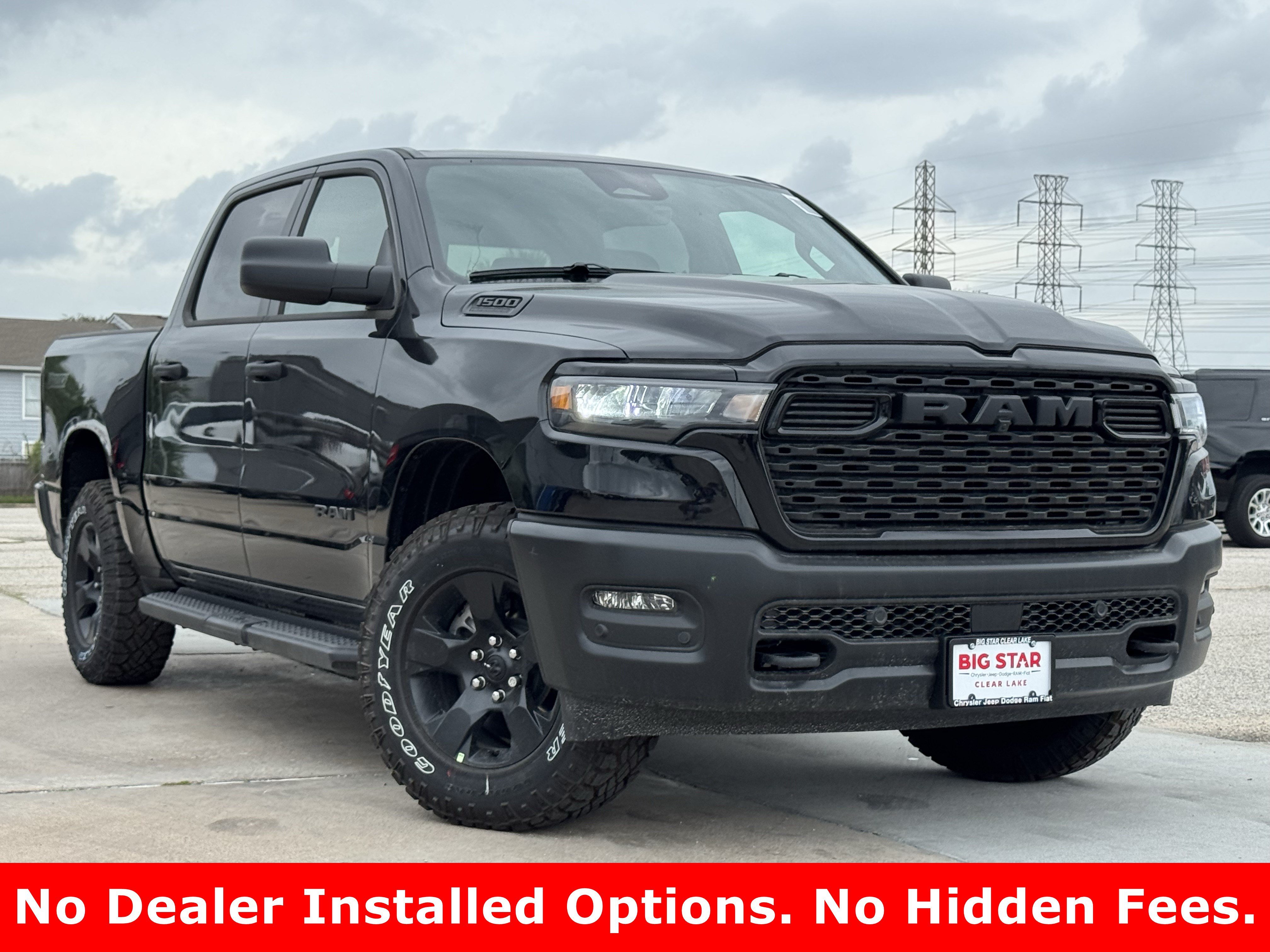 New 2026 Diamond Black Crystal Pearl-Coat Exterior Paint RAM Warlock image 2