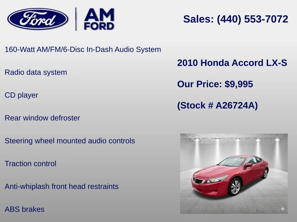 Used 2010  Honda LX-S image 7
