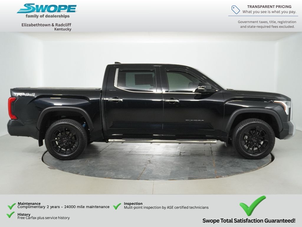 Used 2023 Midnight Black Metallic Toyota Limited image 2