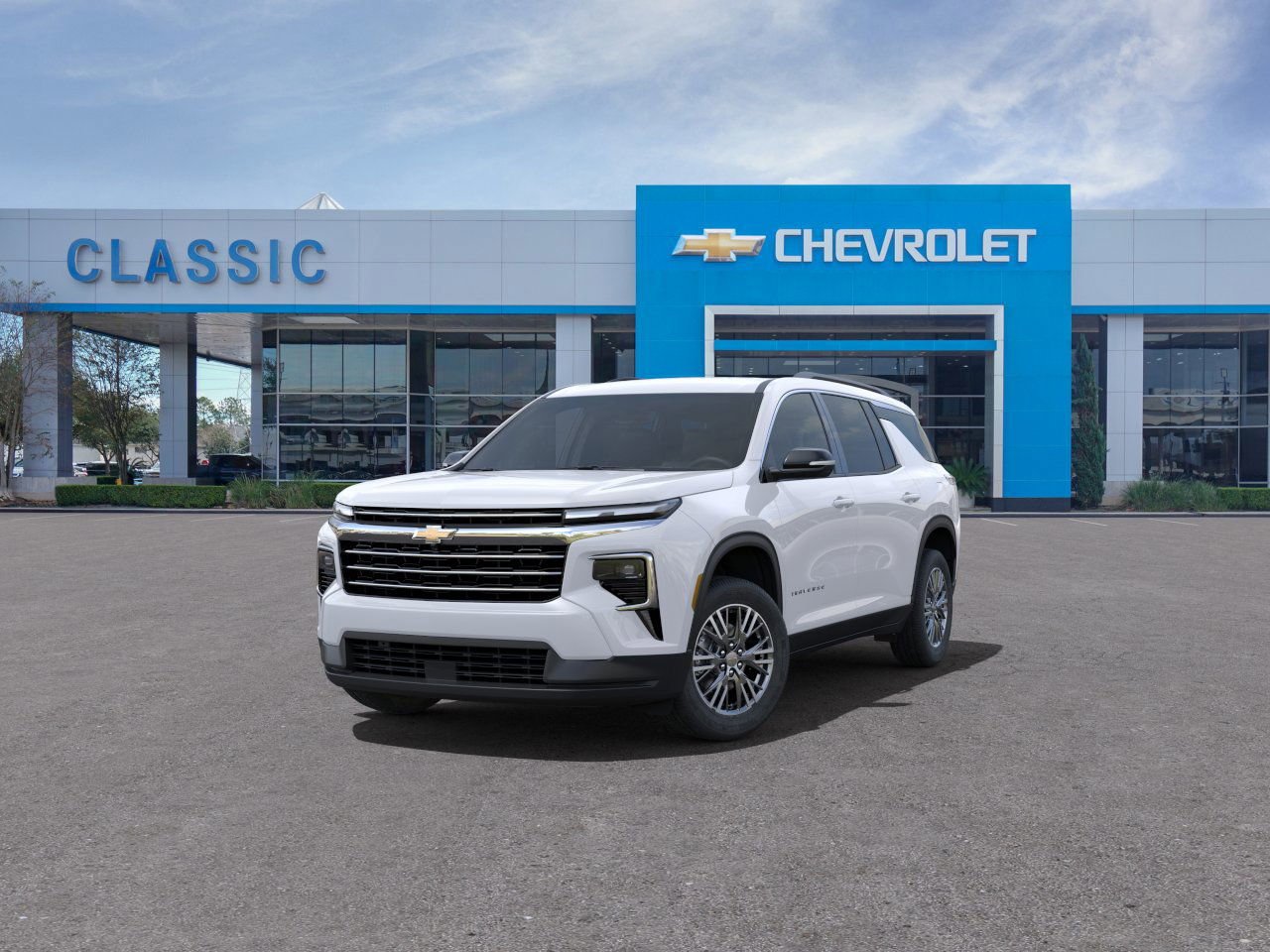 2025 Chevrolet Traverse LT White at Classic Elite Chevrolet Hwy 6