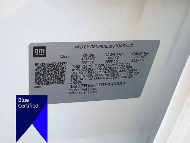 Certified Used 2024 White Chevrolet LS image 36