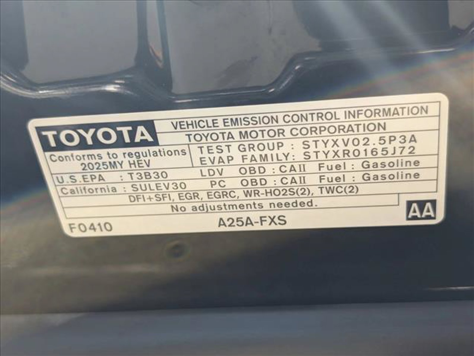 Used 2025 Midnight Black Metallic Toyota SE image 22