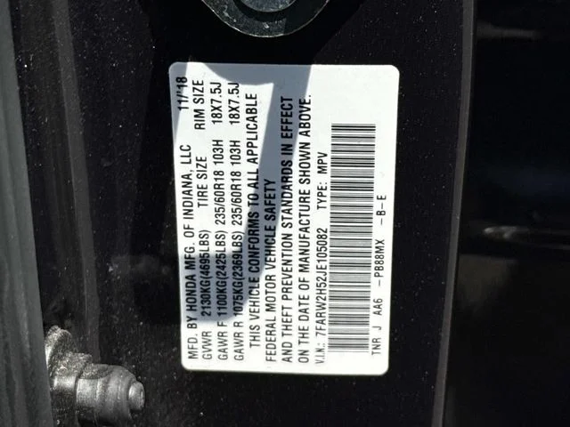Used 2018 Gray Honda EX image 30