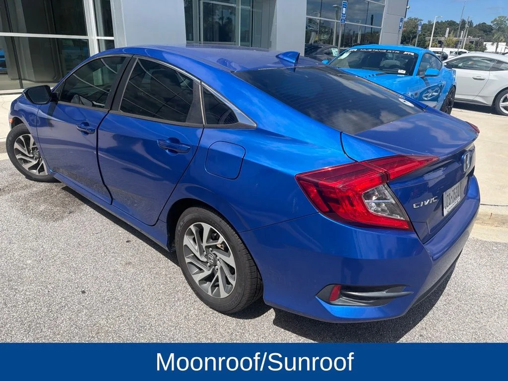 Used 2017 Aegean Blue Metallic Honda EX image 3