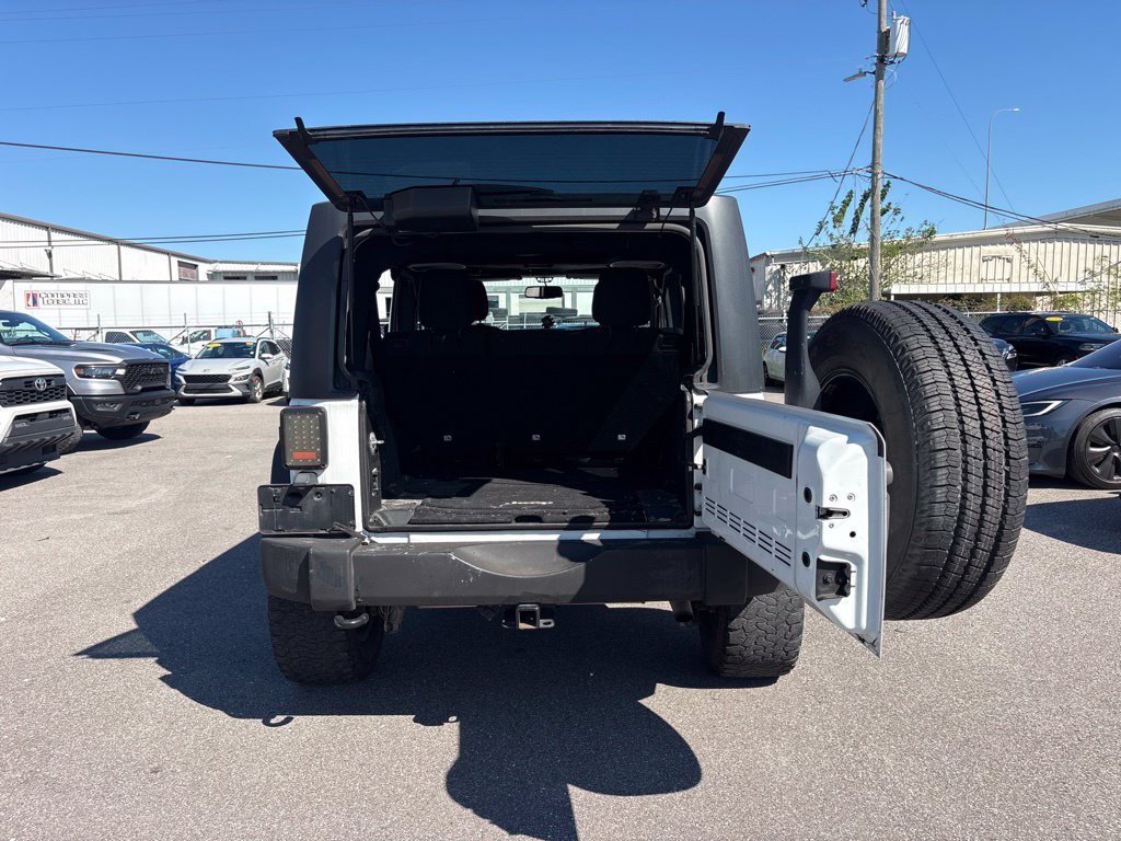 Used 2016 White Jeep Unlimited Sport image 16