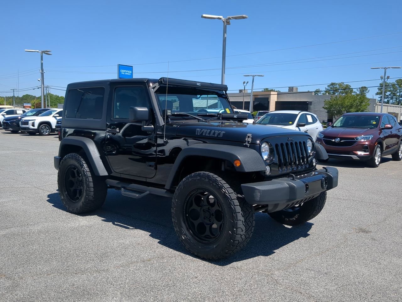 Used 2017 Black Jeep Willys Wheeler image 2