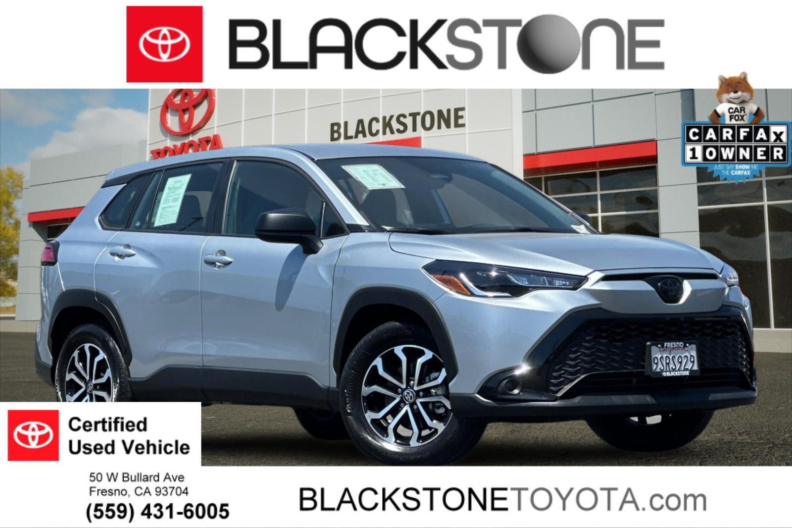 Used 2025 Sonic Silver Toyota Hybrid S image 1