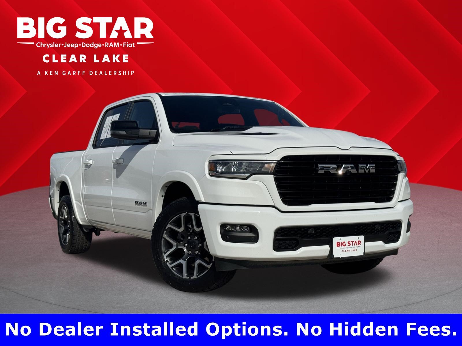 Used 2025 Bright White Clearcoat Ram Laramie image 1