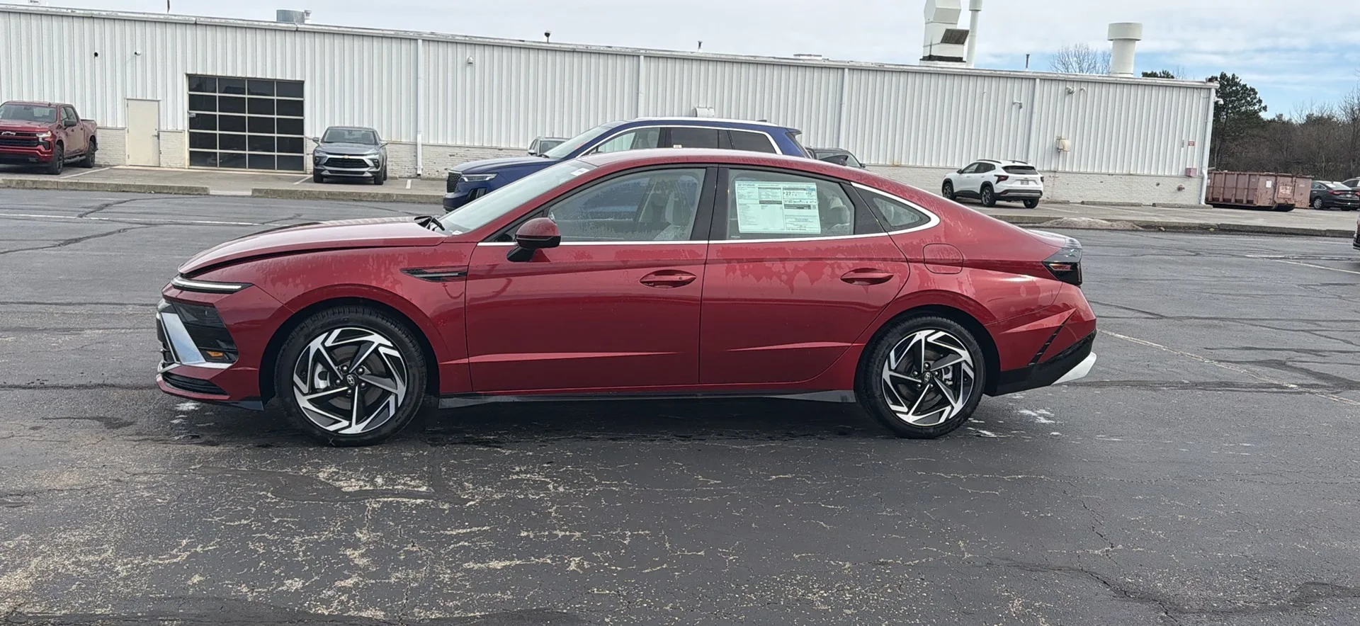 New 2026 Ultimate Red Metallic Hyundai SEL Sport image 4