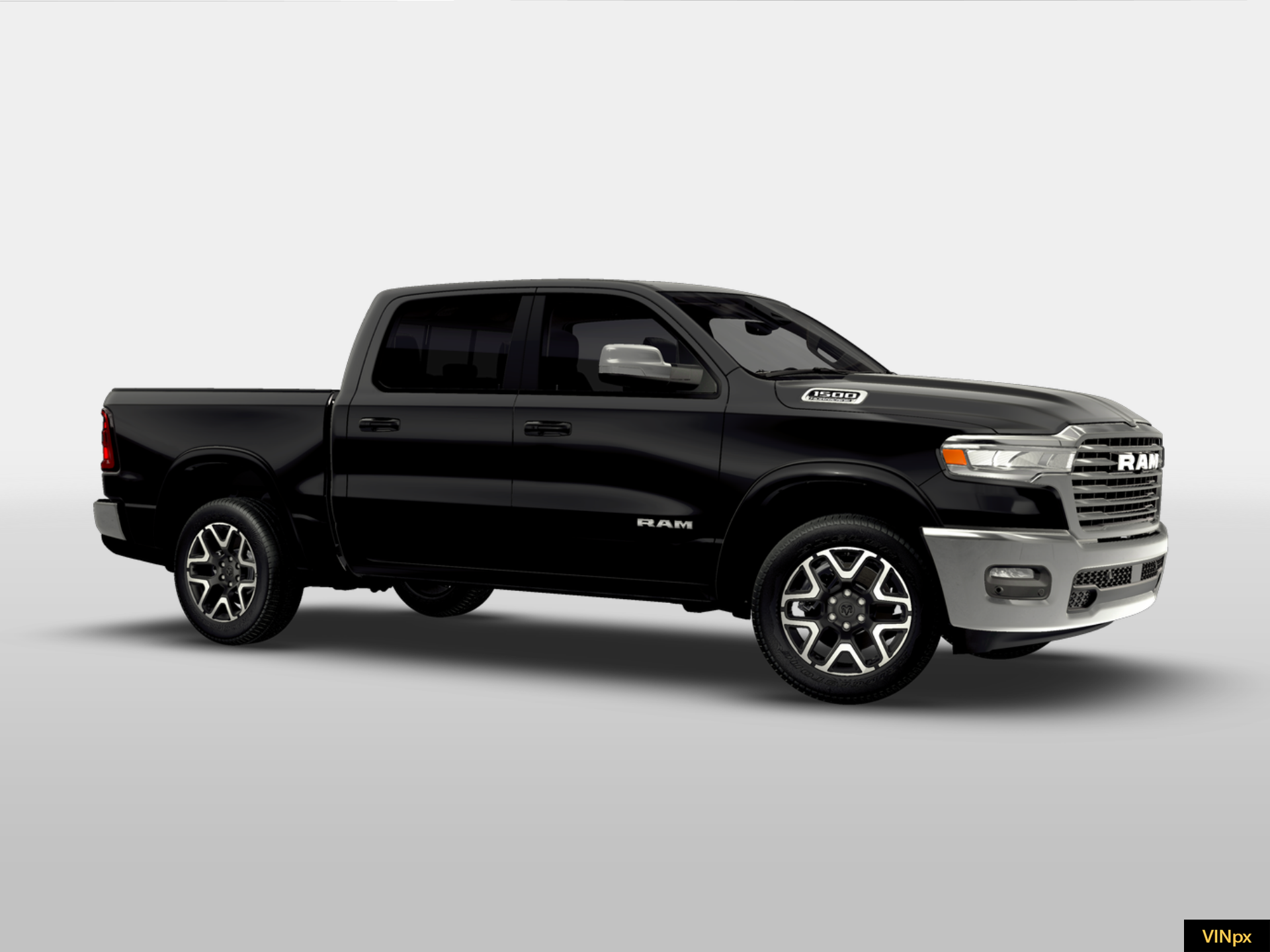 New 2026 Diamond Black Crystal Pearl-Coat Exterior Paint RAM LARAMIE image 10