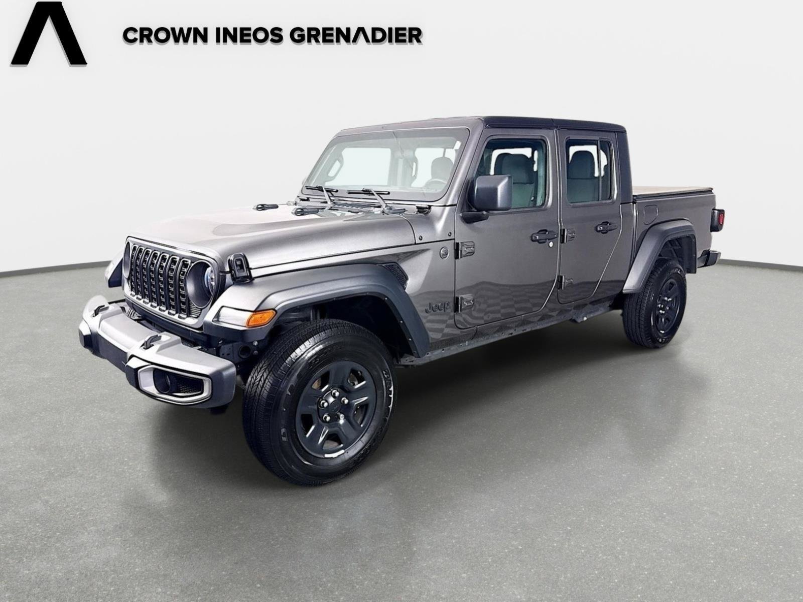 Used 2024 Granite Crystal Metallic Clearcoat Jeep Sport image 1
