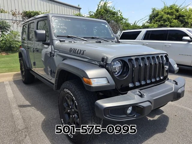 Used 2021 Gray Jeep Unlimited Willys image 10
