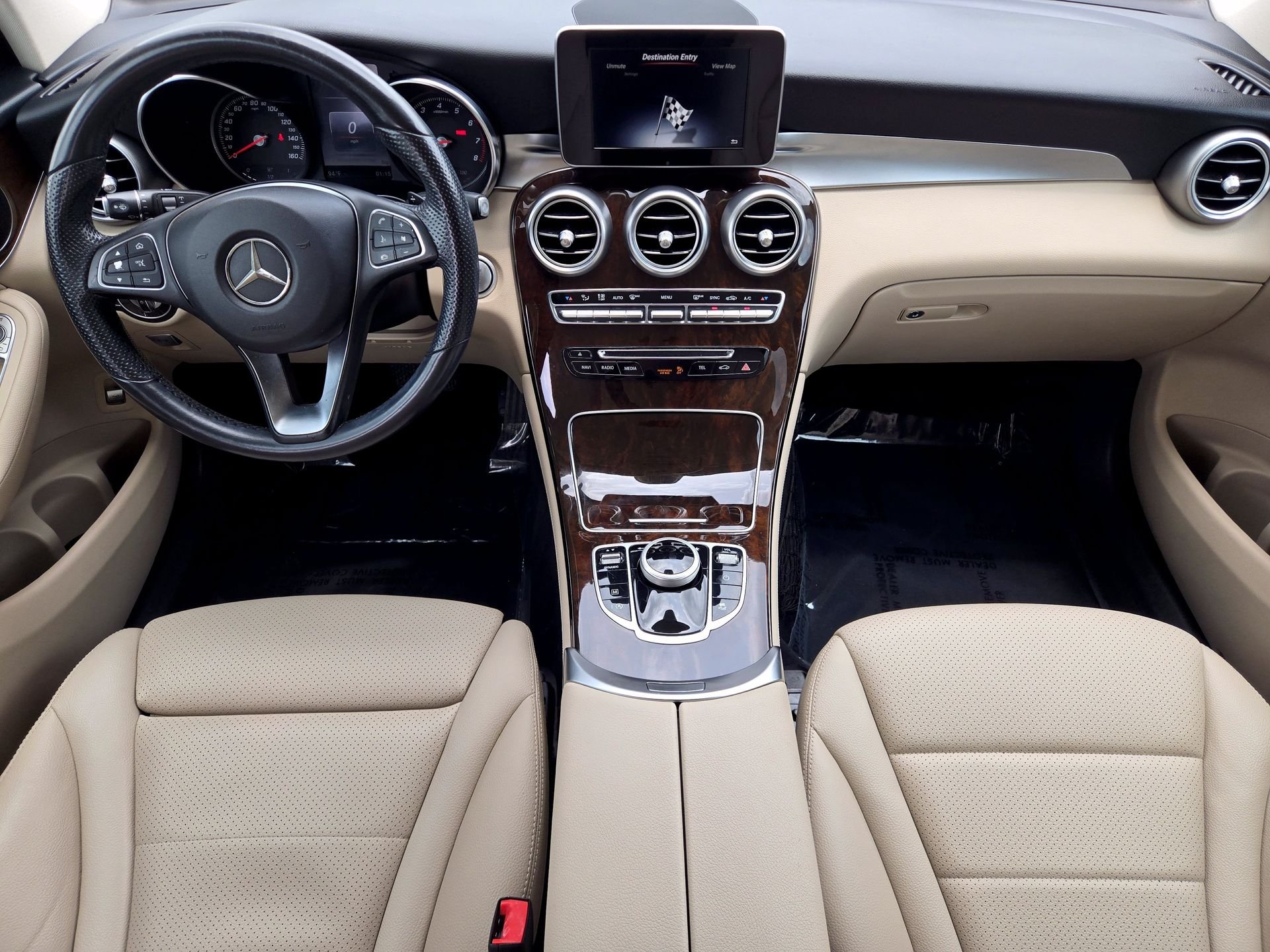 Used 2017 Mercedes-Benz GLC GLC300 with VIN WDC0G4JB8HF135393 for sale in The Woodlands, TX