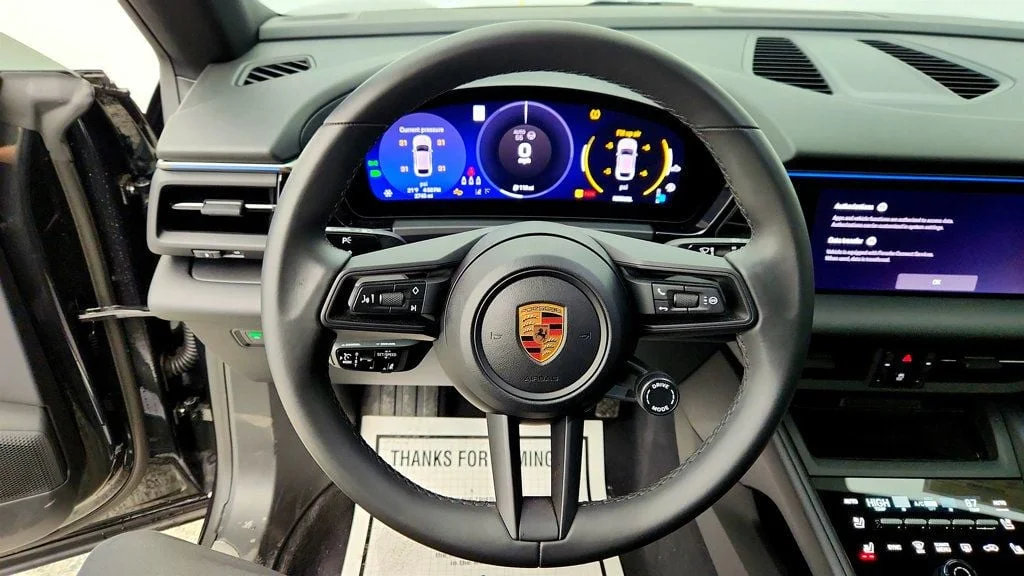 Used 2025 Volcano Grey Metallic Porsche Electric 4 AWD with Comfort Seats, Surround View & InnoDrive image 12