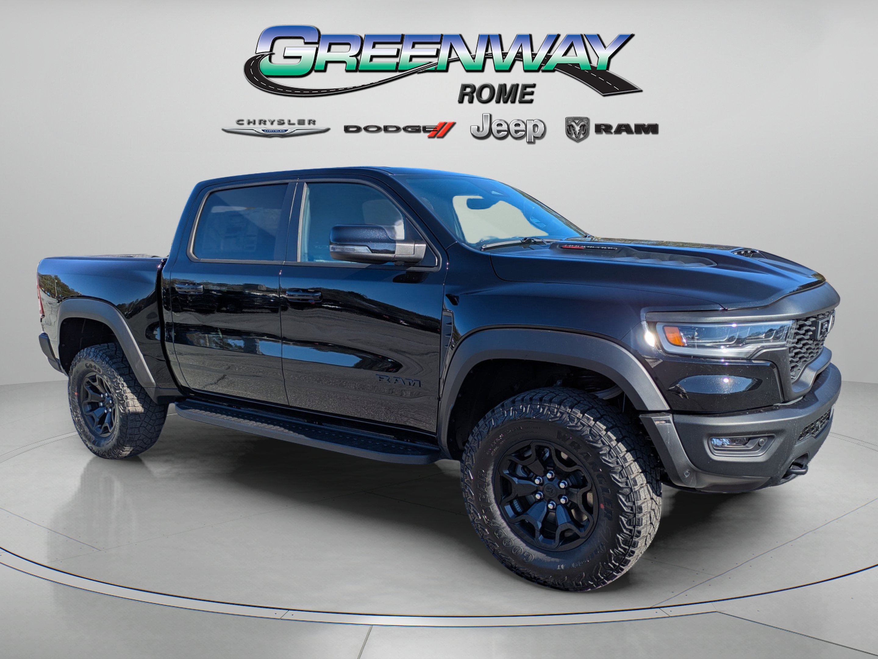 New 2026 Diamond Black Crystal Pearl-Coat Exterior Paint RAM RHO image 1