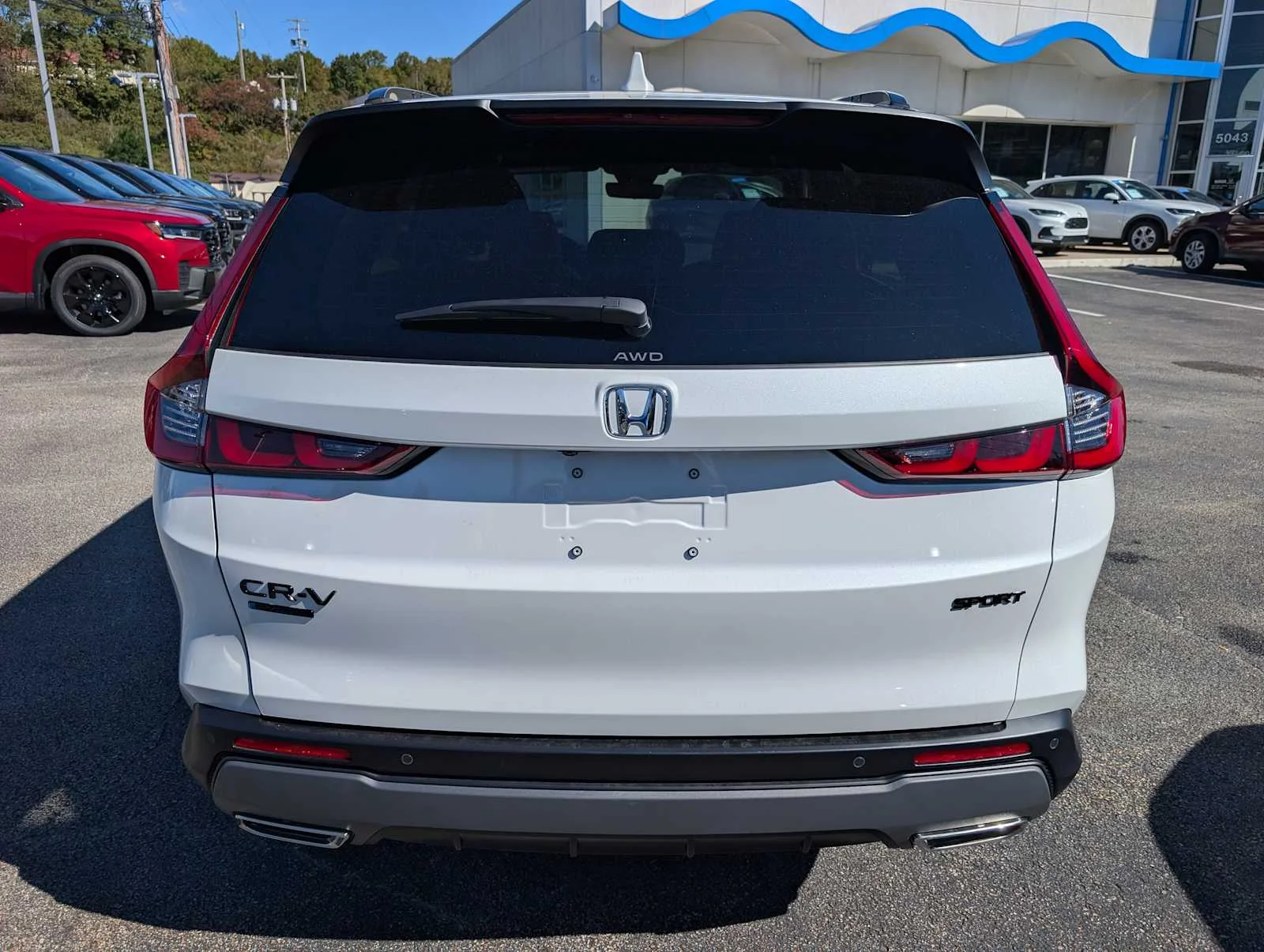 New 2027 Platinum White Pearl Honda Sport-L image 8