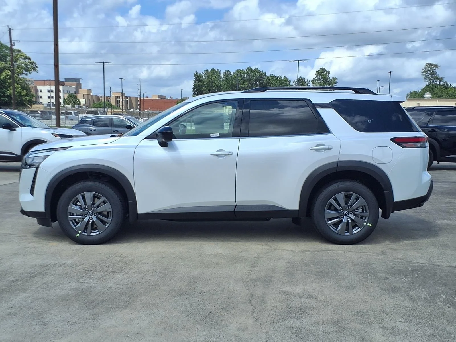 2026 Nissan Pathfinder SV White at Robbins Nissan