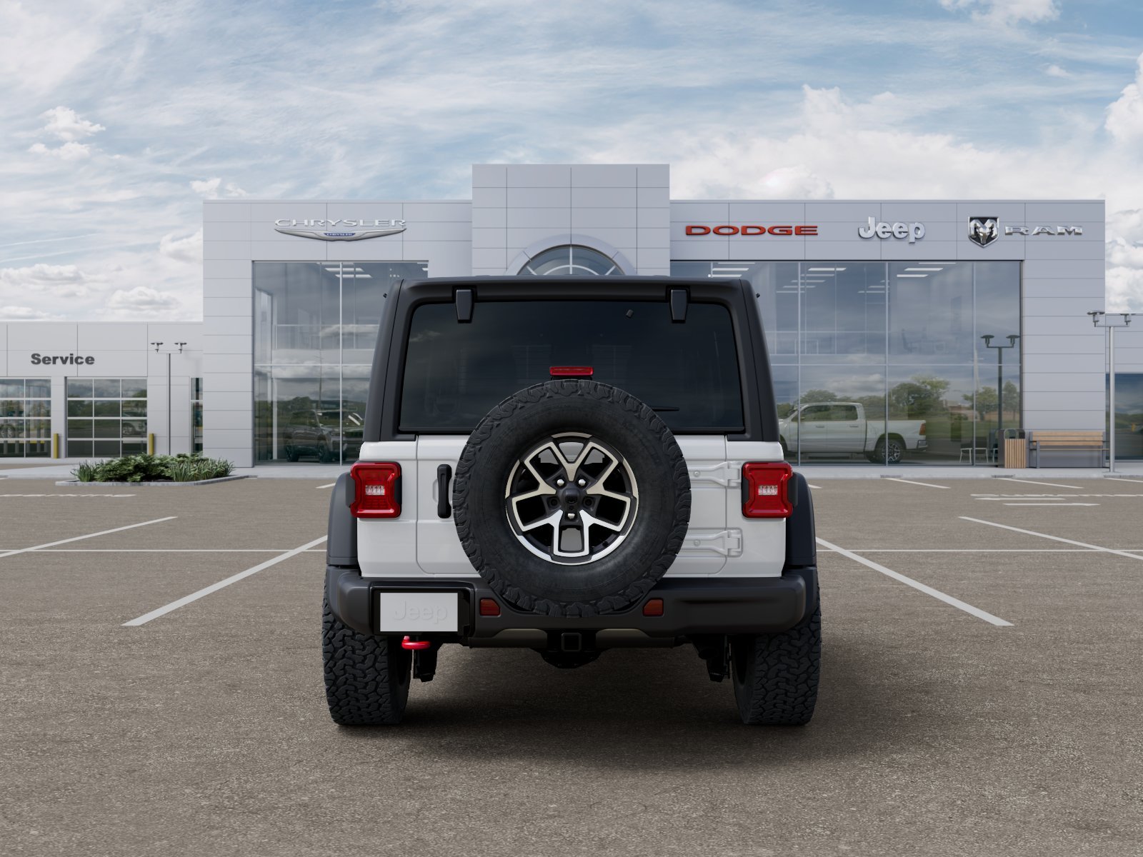 New 2026 Bright White Clear-Coat Exterior Paint Jeep Rubicon image 45