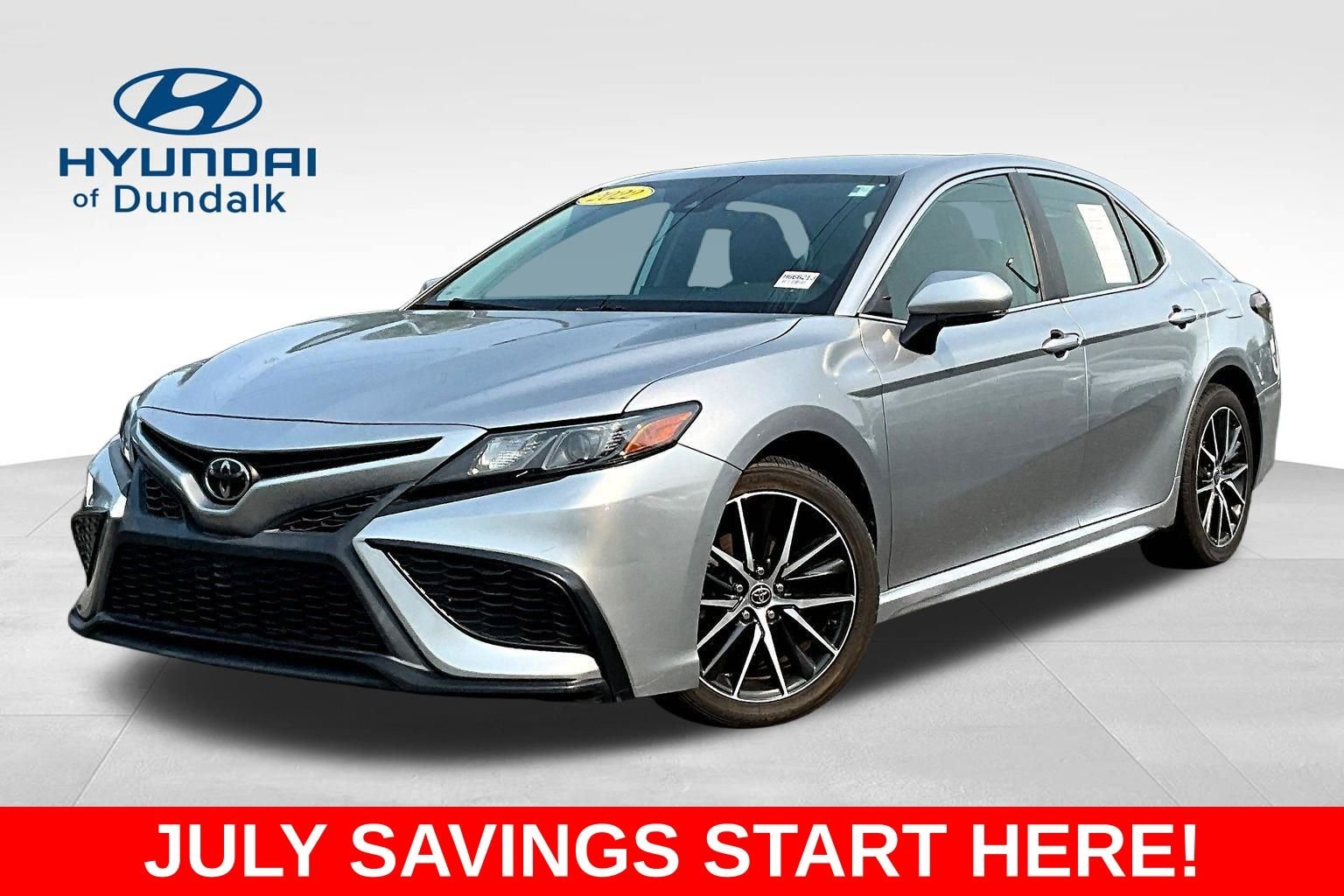 Used 2022 Silver Toyota SE image 1