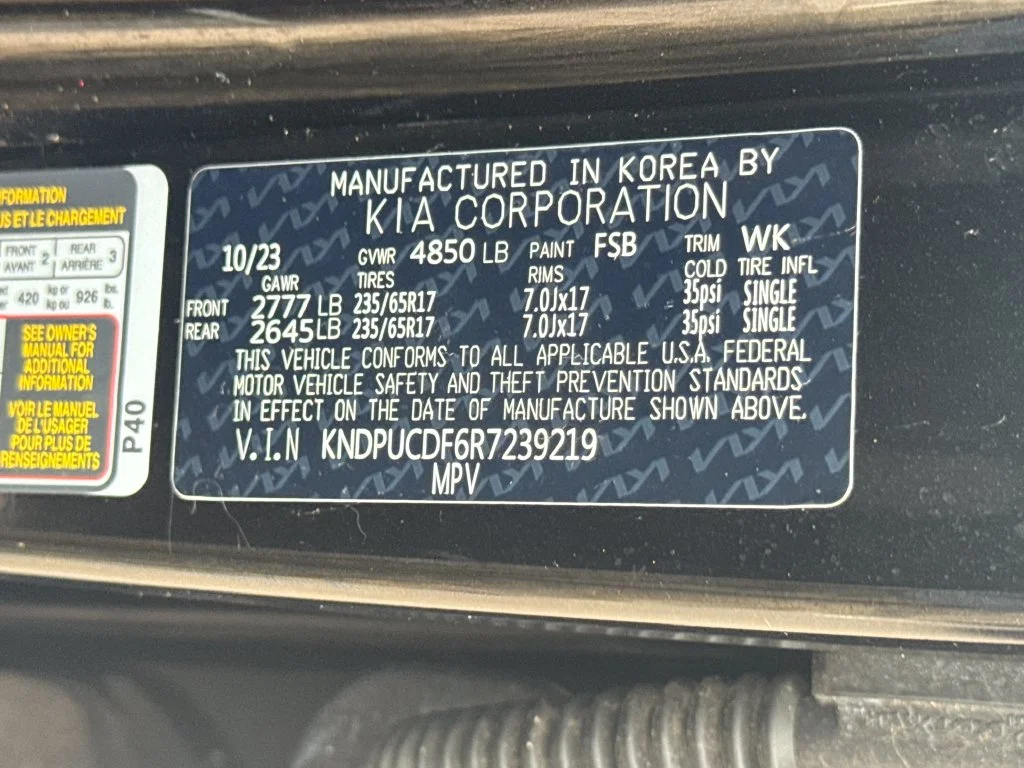 Used 2024 Black Kia LX image 47