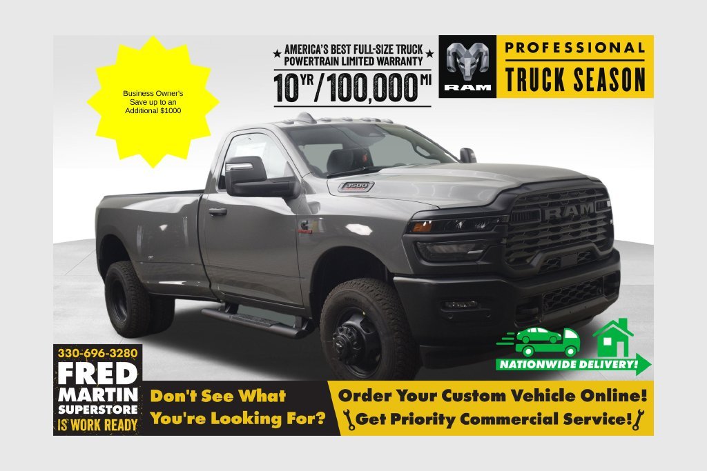 New 2026 Ceramic Gray Clear-Coat Exterior Paint RAM Tradesman image 1