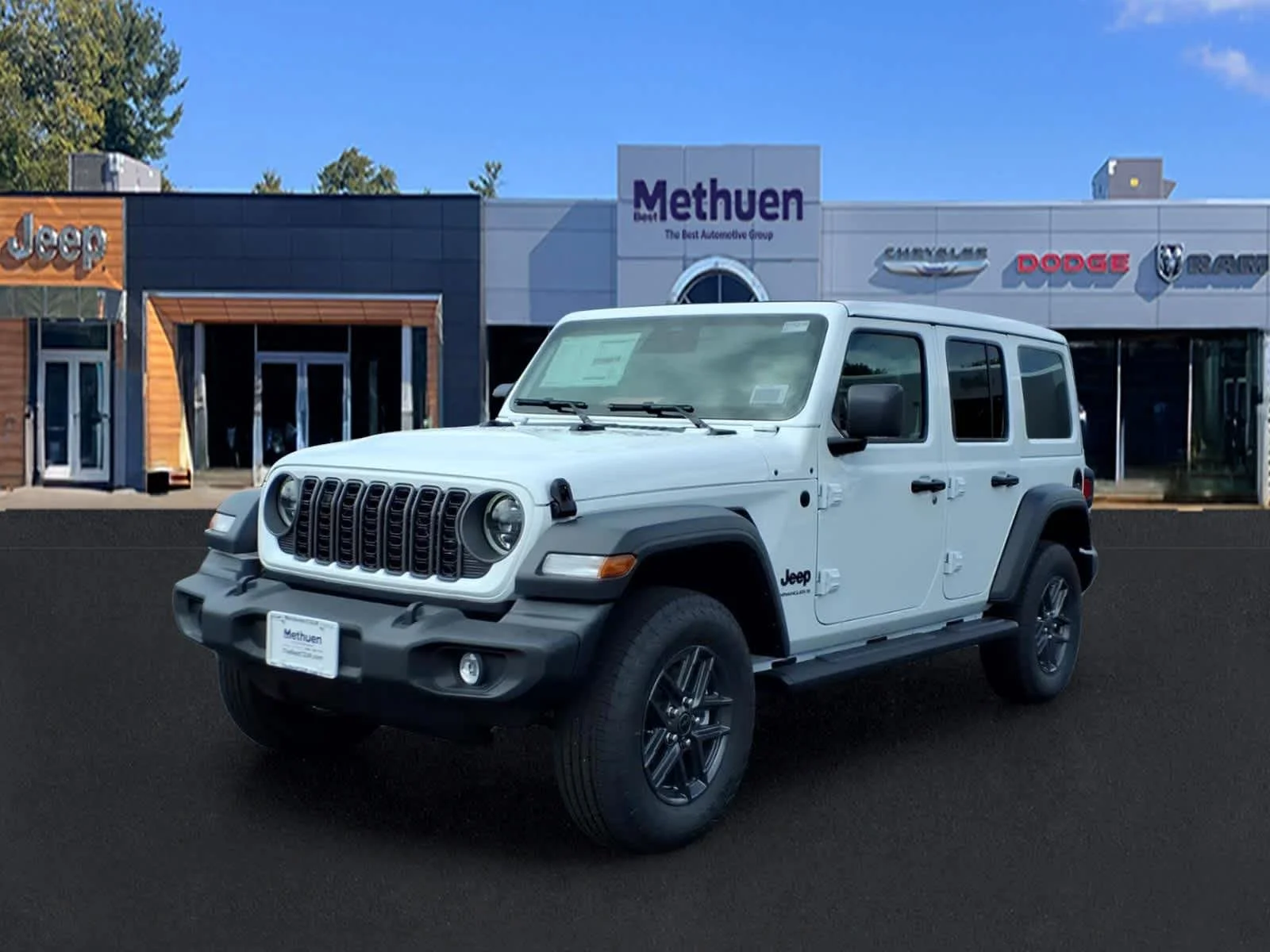 New 2026 Bright White Clearcoat Jeep Sport S image 3
