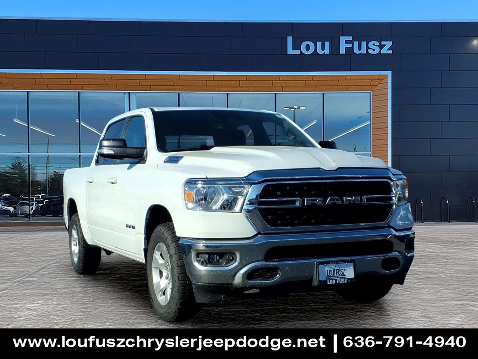 Used 2022 Diamond Black Crystal Pearlcoat Ram Big Horn image 1