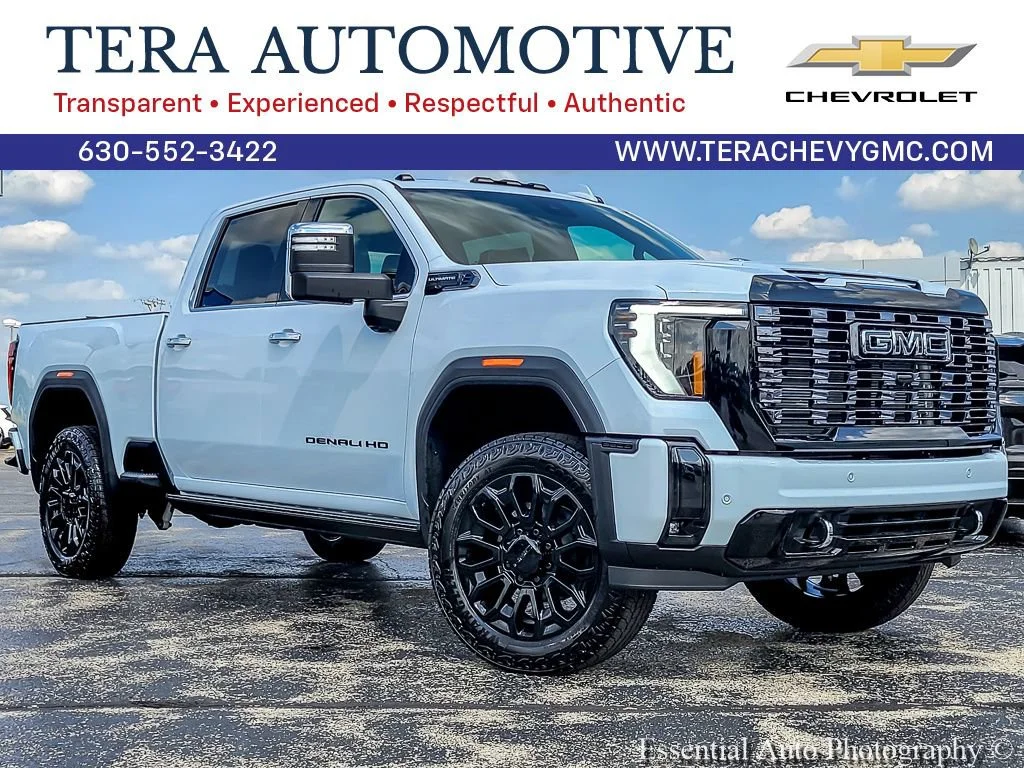 New 2026 Glacier White Tricoat GMC Denali Ultimate image 1